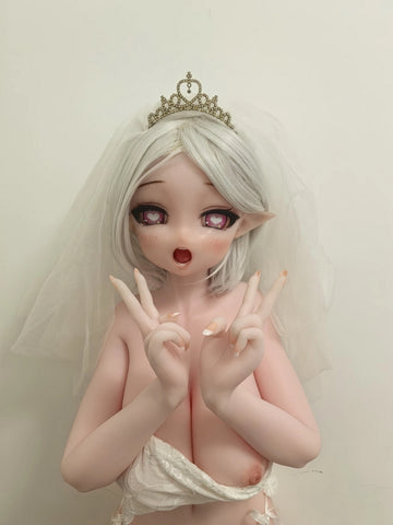 F5557-150cm/5ft-27.5kg Hentai Anime Silicone Sex Doll | Elsa Babe