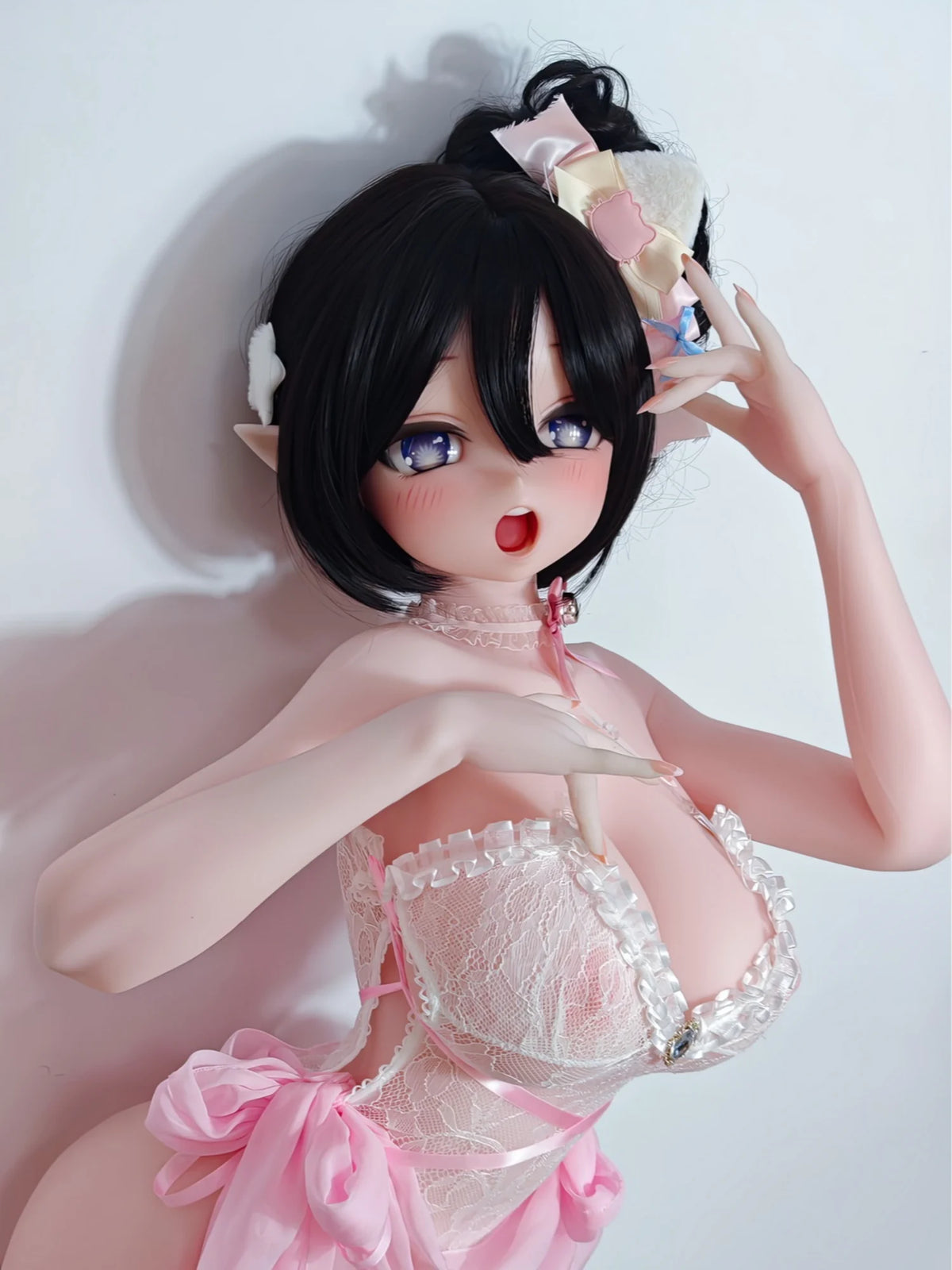 F9304-150cm/5ft-27.5kg Silicone Head Anime sex doll tiny | Elsa Babe