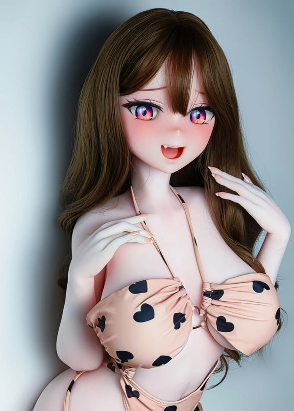 F9439-151cm/4ft11-29kg Anime Silicone Naked Sex Doll | Elsa Babe