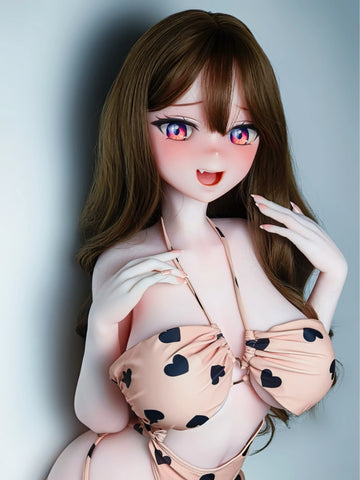 F9439-151cm/4ft11-29kg Anime Silicone Naked Sex Doll | Elsa Babe