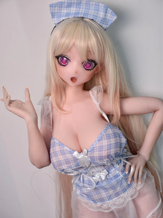 F5595-150cm/5ft-27.5kg  Anime japanese Silicone Sex Doll | Elsa Babe