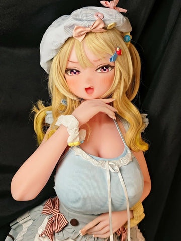 F8097-150cm/5ft-27.5kg Anime Japanese Silicone Sex Doll | Elsa Babe