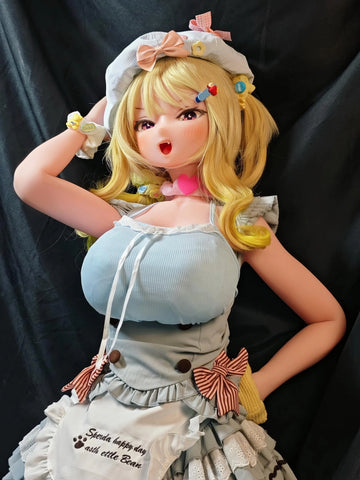 F8097-150cm/5ft-27.5kg Anime Japanese Silicone Sex Doll | Elsa Babe