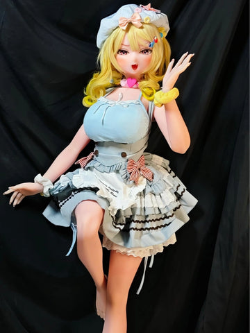 F8097-150cm/5ft-27.5kg Anime Japanese Silicone Sex Doll | Elsa Babe
