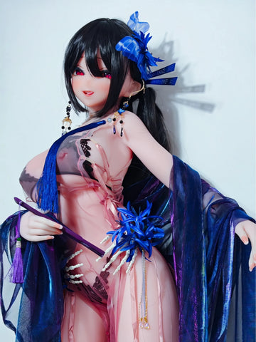 F9253-150cm/5ft-27.5kg Silicone Head Anime full size sex dolls | Elsa Babe