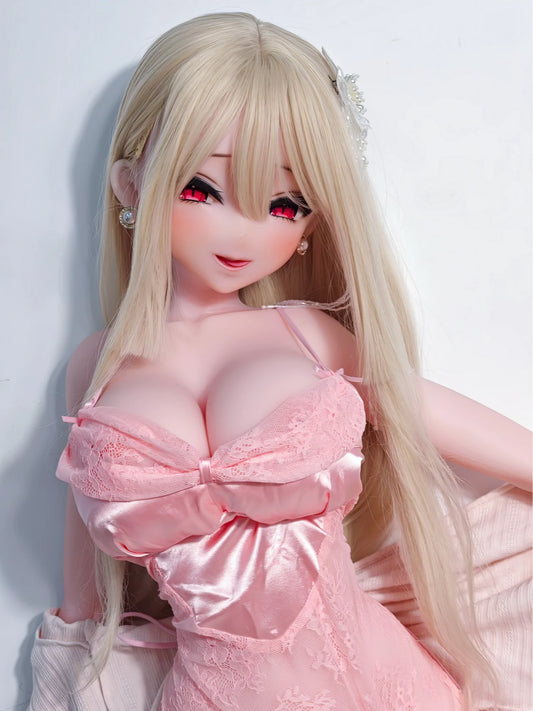 F9306-150cm/5ft-27.5kg Silicone Head Anime naked dolls | Elsa Babe