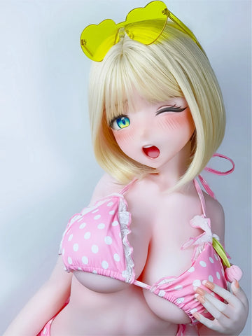 F9417-151cm/4ft11-29kg Anime Silicone Hentai Sex Dolls | Elsa Babe