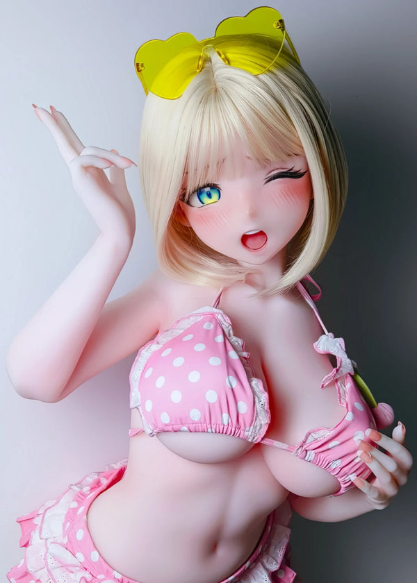 F9417-151cm/4ft11-29kg Anime Silicone Hentai Sex Dolls | Elsa Babe