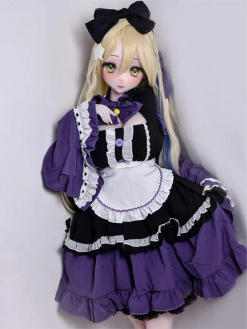 F9435-150cm/5ft-27.5kg Anime Silicone Head Female Sex Dolls | Elsa Babe
