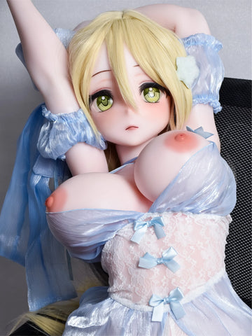 F9435-150cm/5ft-27.5kg Anime Silicone Head Female Sex Dolls | Elsa Babe