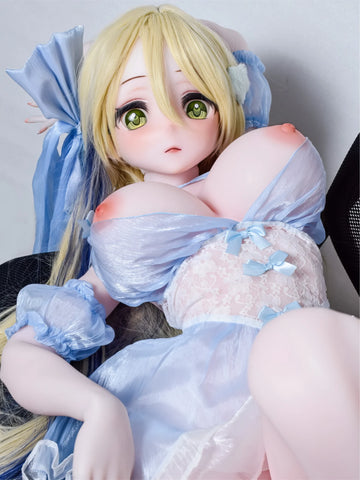 F9435-150cm/5ft-27.5kg Anime Silicone Head Female Sex Dolls | Elsa Babe