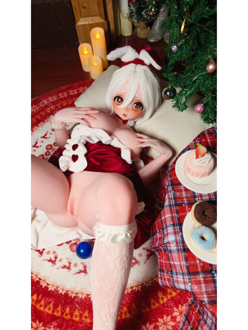 F9341-150cm/5ft 27.5kg Mini Cute Anime Sex Doll with Silicone Head | Elsa Babe