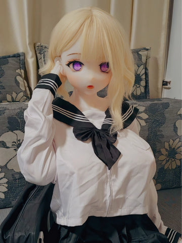 F8192-165cm/5ft4-34.7kg Silicone Anime Sex Doll|Elsa Babe