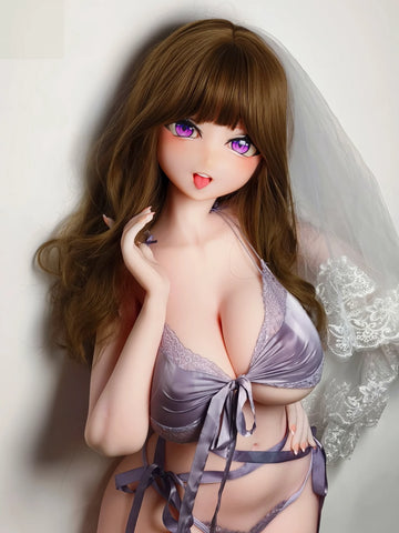 F9308-163cm/5ft4-39kg Silicone Anime sex doll naked | Elsa Babe