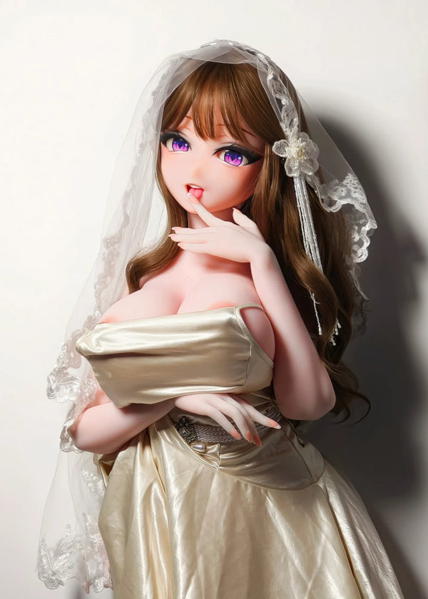 F9419-163cm/5ft4-39kg Silicone Anime Hentai Female Sex Doll | Elsa Babe