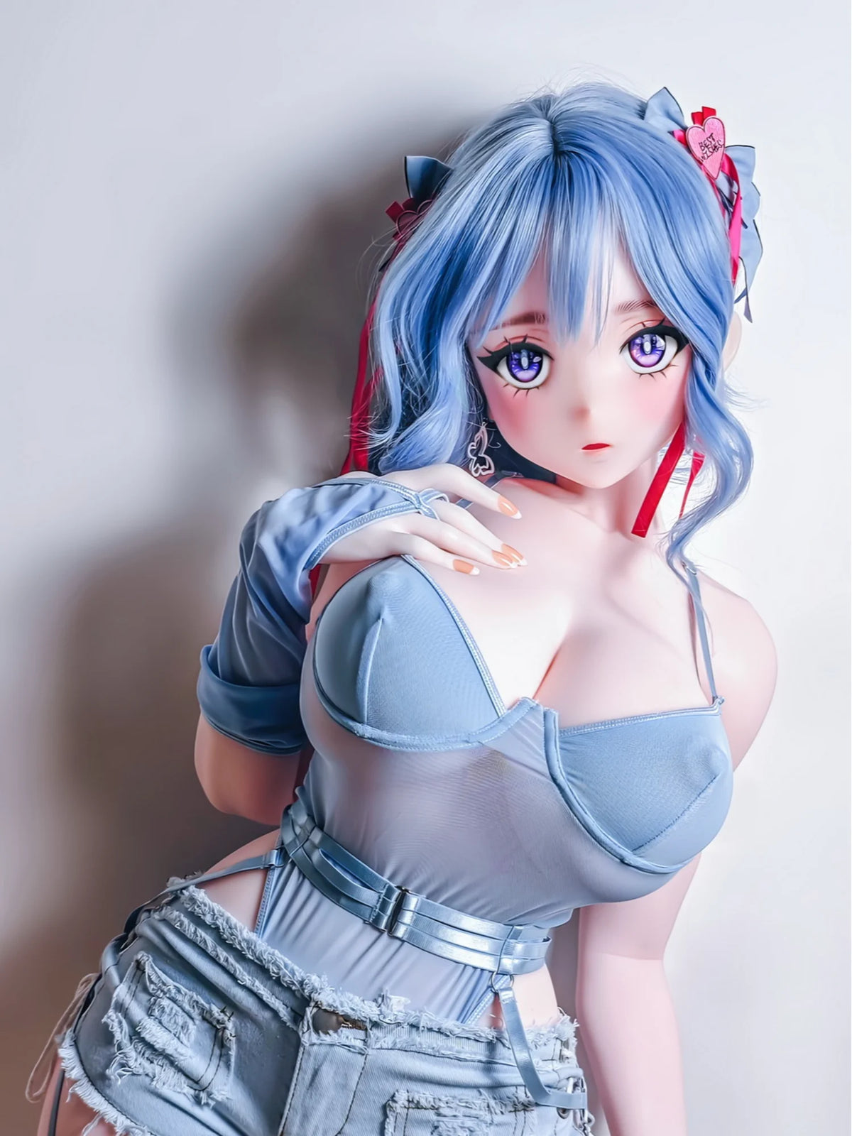 F9469-157cm/5ft2 37kg Figures Silicone Lifelike Hentai Sex Doll | Elsa Babe