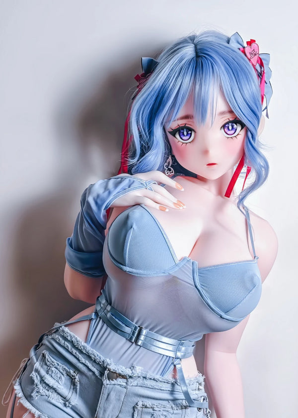 F9469-157cm/5ft2 37kg Figures Silicone Lifelike Hentai Sex Doll | Elsa Babe