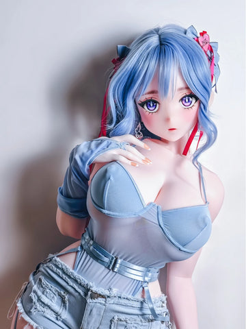 F9469-157cm/5ft2 37kg Figures Silicone Lifelike Hentai Sex Doll | Elsa Babe