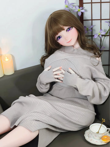 F9255-163cm/5ft4-39kg Silicone Anime real life sex dolls | Elsa Babe