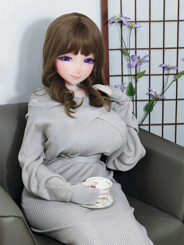 F9255-163cm/5ft4-39kg Silicone Anime real life sex dolls | Elsa Babe