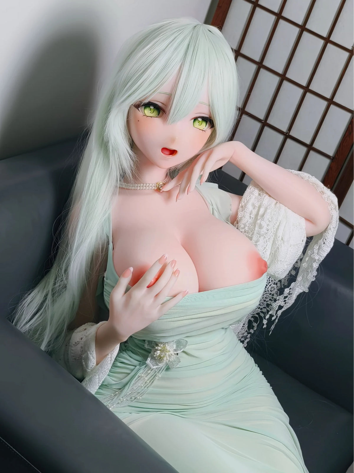 F9337-Elsa Babe Anime Hentai Doll Full Size Sex Doll Silicone 163cm 39kg