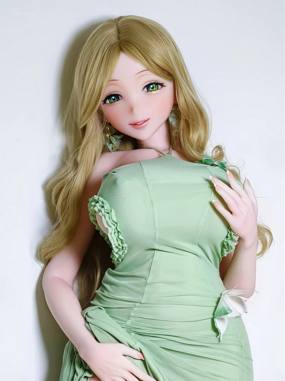 F9326-163cm/5ft4-39kg Silicone Anime Life Sized Sex Dolls | Elsa Babe