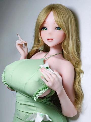 F9326-163cm/5ft4-39kg Silicone Anime Life Sized Sex Dolls | Elsa Babe