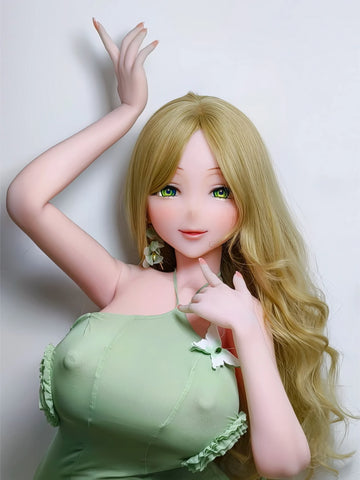 F9326-163cm/5ft4-39kg Silicone Anime Life Sized Sex Dolls | Elsa Babe