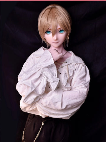 F5546-153cm/5ft-28kg Silicone Anime Femboy Sex Doll - Elsa Babe