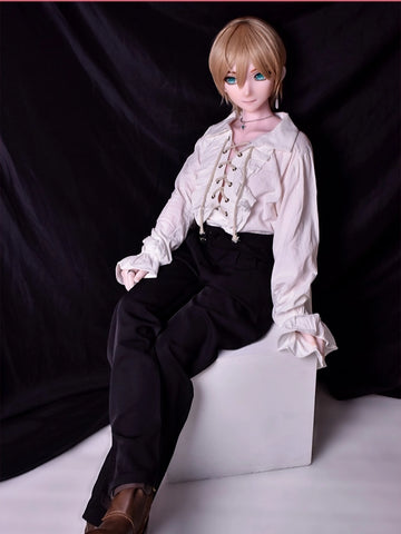 F5546-153cm/5ft-28kg Silicone Anime Femboy Sex Doll - Elsa Babe