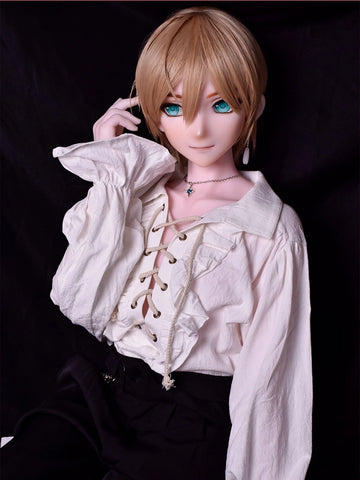 F5546-153cm/5ft-28kg Silicone Anime Femboy Sex Doll - Elsa Babe