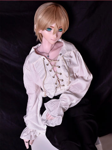 F5546-153cm/5ft-28kg Silicone Anime Femboy Sex Doll - Elsa Babe