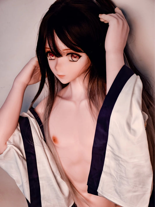 F5457-153cm/5ft-28kg Silicone Ancient Style Femboy Sex Dolls-Perfect Blend of Ethereal Long Hair  | Elsa Babe