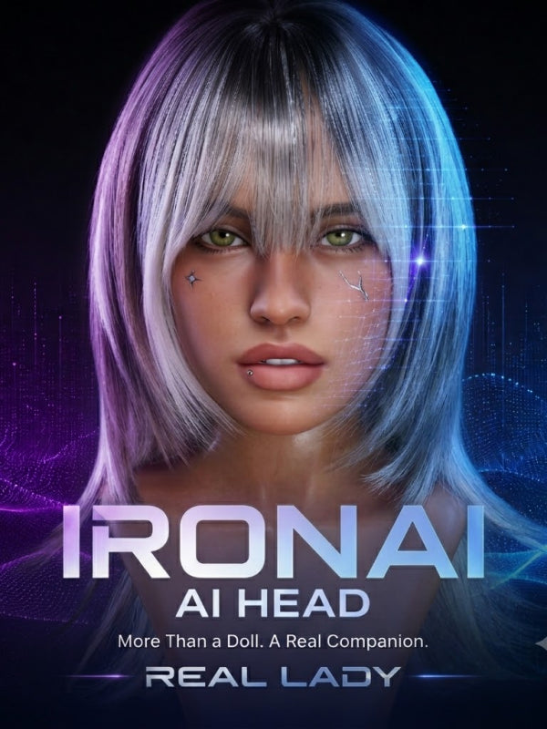 H902 Free Iron AI Talking ROS Silicone Blowjob Sex Doll Head