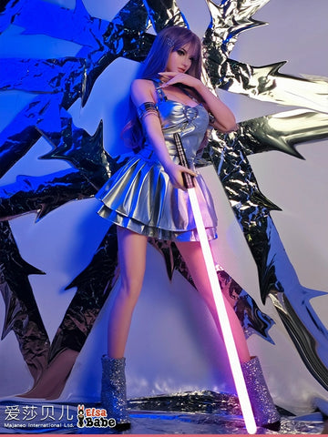 F8069-150cm/5ft-27.5kg Silicone  Anime Hentai Sex Doll | Elsa Babe