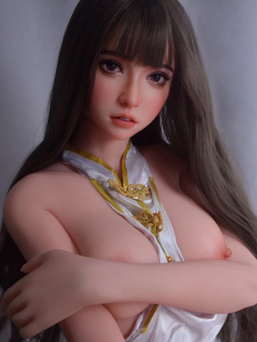 F1557-Elsa Babe-165cm/5ft4 Búp bê tình dục Anime gợi cảm bằng silicon đầy đủ 