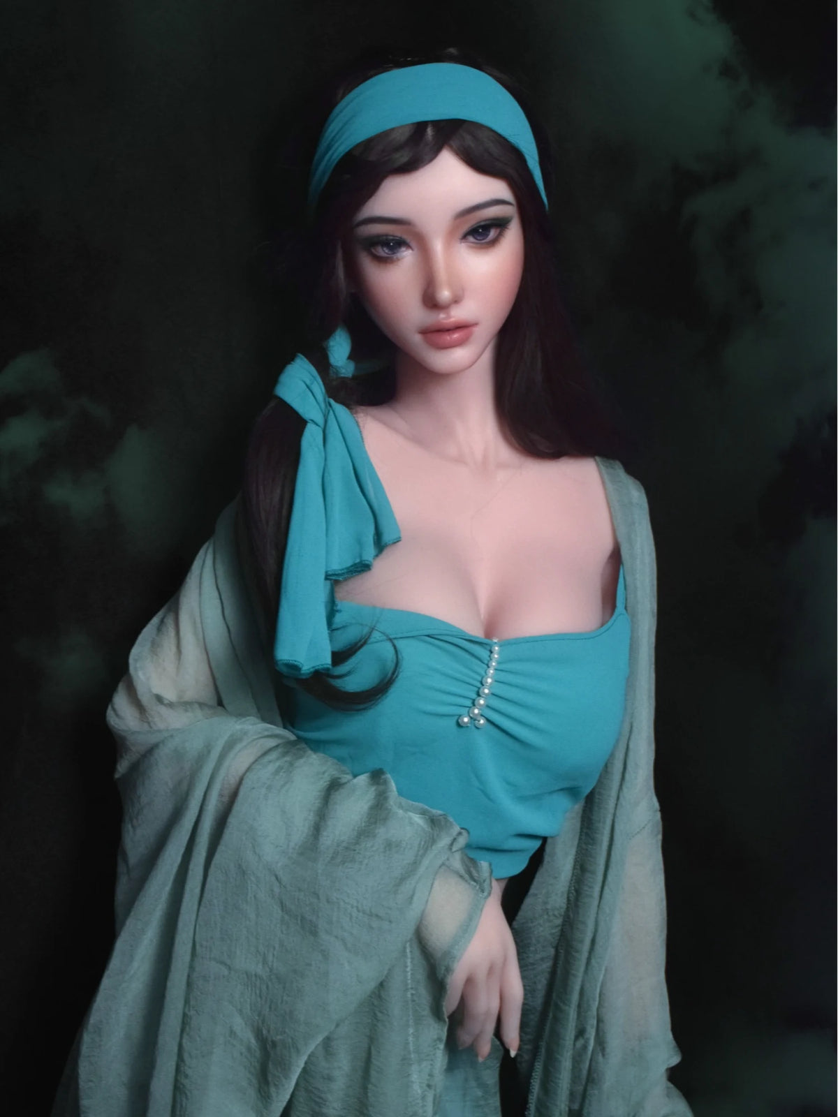 F1560-165cm/5ft4(31.5kg) Elsa Babe Full Silicone Sexy Anime Chinese Robot Sex Dolls | Elsa Babe