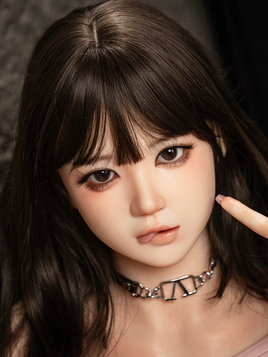 H02-Irontech Doll ROS Customizable Blowjob Silicone Sex Doll Head