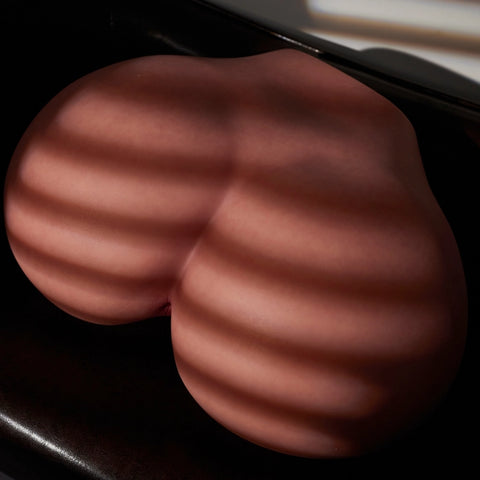 A361-(27.5lb) Silicone Butt Sexy and Gel Big Ass Black Sex Doll Torso - Climax Doll