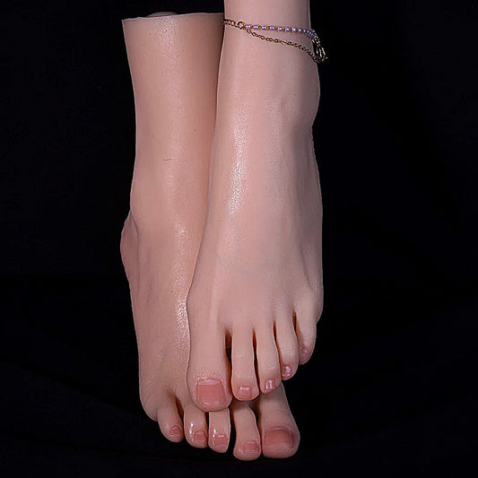 Real-Skin Silicone Foot Fetish Toys