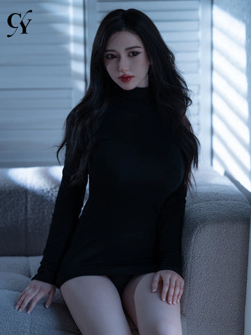F5806—167cm/5ft5-37kg D Cup Asian Silicone Head Realistic Sex Doll  | TOP-CYDOLL