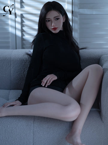 F5806—167cm/5ft5-37kg D Cup Asian Silicone Head Realistic Sex Doll  | TOP-CYDOLL