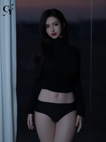 F5806—167cm/5ft5-37kg D Cup Asian Silicone Head Realistic Sex Doll  | TOP-CYDOLL