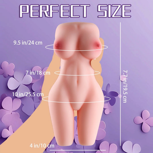 P112-1.3 lbs Fake Pussy Realistic Masturbator Mini Sex Doll Torso【IN Stock】 | MRL