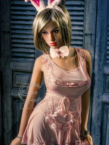 F3734-163cm(5.3ft)-37kg Fleta E Cup TPE Blonde European Sleepwear Seduction Adult Woman Sex Doll｜SE Doll