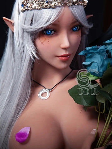 F852—150cm/4ft9-27kg Amanda E Cup Fansty Dark TPE Elf Anime Sex Doll | SE Doll