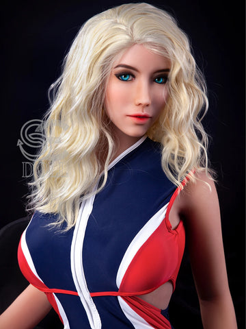 F842—167cm(5ft5)-42kg E Cup TPE Blonde Big Breasted Curvy European Beauty Sex Doll｜SE Doll