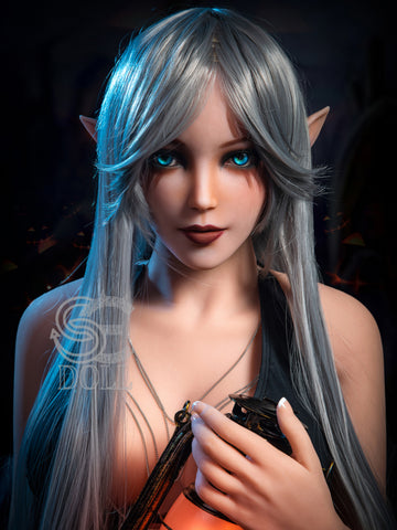 F361-150cm/4ft9-27kg Elsa E Cup Fansty Dark TPE Elf Anime Sex Doll | SE Doll