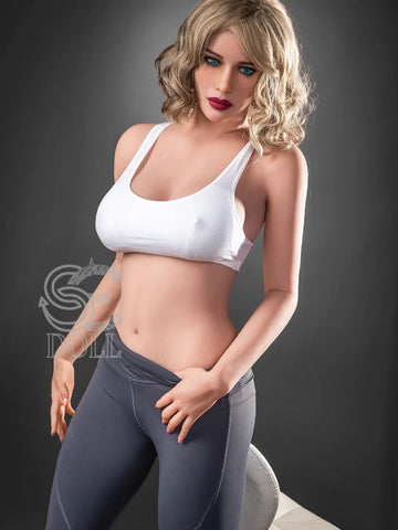 F904—161cm(5ft3)-35kg G Cup TPE Blonde European Celebrities Sexy Large Breast Woman Love Doll | SE Doll