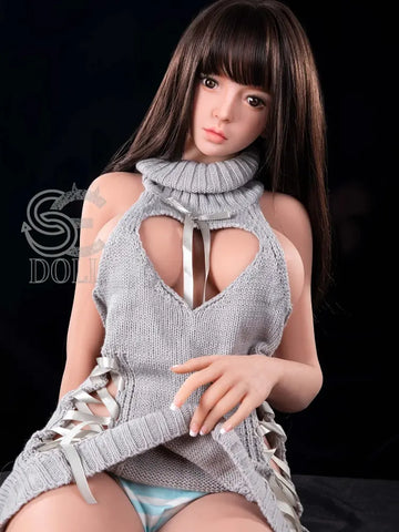 F908-161cm(5.3ft)-35kg Mika F Cup TPE Big Tits Brunette Chinese Lolita Love Doll｜SE Doll